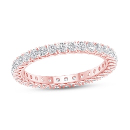 Previously Owned Diamond Eternity Band 1 ct tw Round 14K Rose Gold