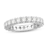 Thumbnail Image 1 of Previously Owned Diamond Eternity Ring 2 ct tw Round 14K White Gold