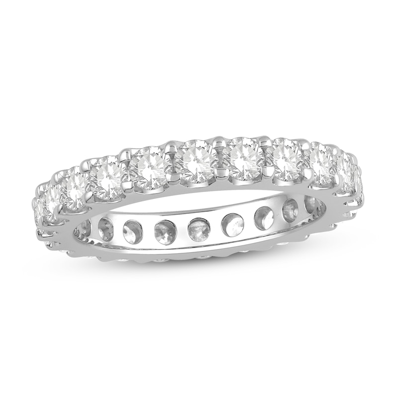 Main Image 1 of Previously Owned Diamond Eternity Ring 2 ct tw Round 14K White Gold