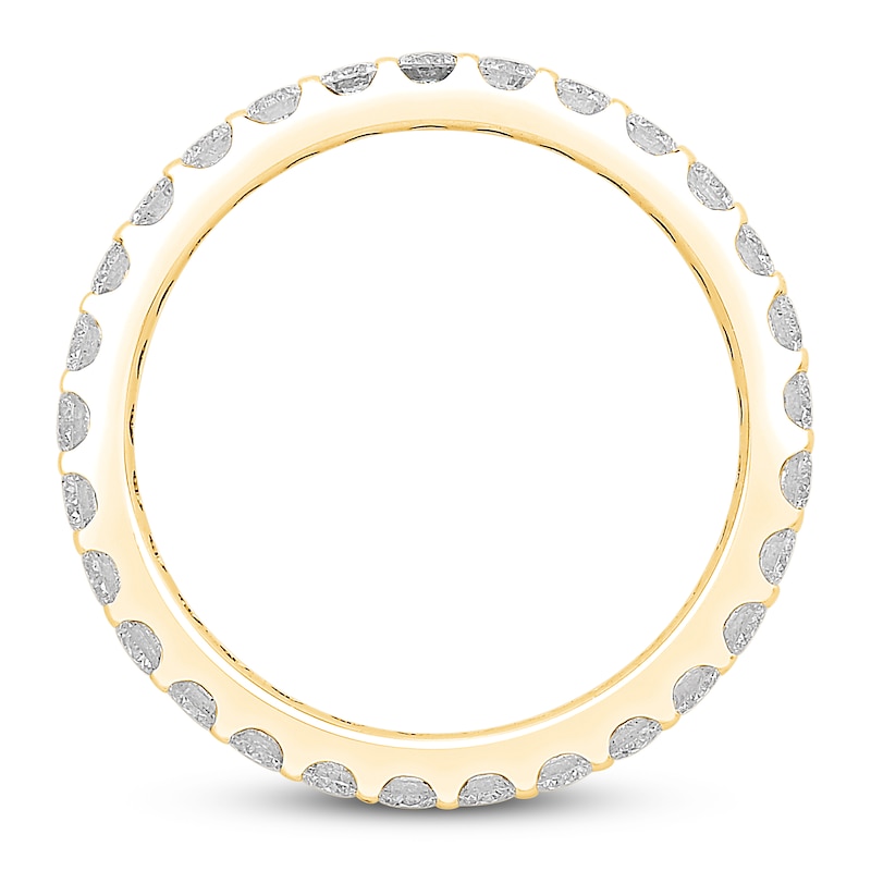 Main Image 2 of Previously Owned Diamond Eternity Band 1 ct tw Round 14K Yellow Gold