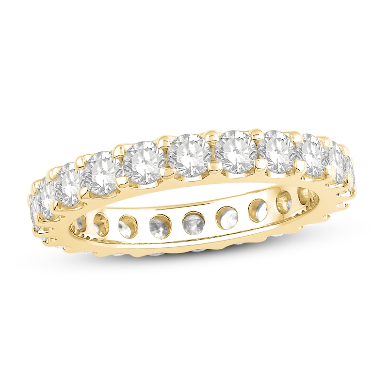 Main Image 1 of Previously Owned Diamond Eternity Band 2 ct tw Round 14K Yellow Gold