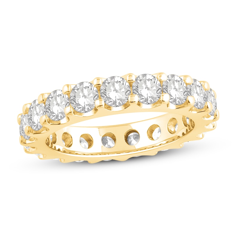 Main Image 1 of Previously Owned Diamond Eternity Band 3 ct tw Round 14K Yellow Gold
