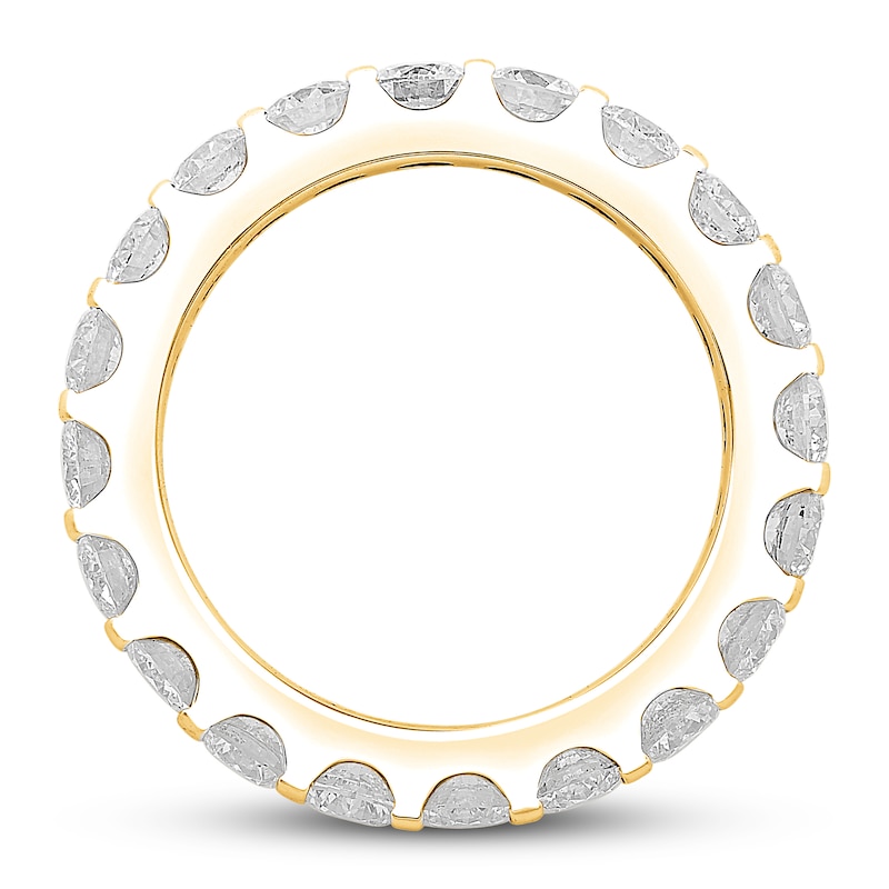 Main Image 2 of Previously Owned Diamond Eternity Band 3 ct tw Round 14K Yellow Gold