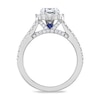 Thumbnail Image 2 of Previously Owned Vera Wang WISH Engagement Ring Setting 3/4 ct tw Round Diamonds 14K White Gold