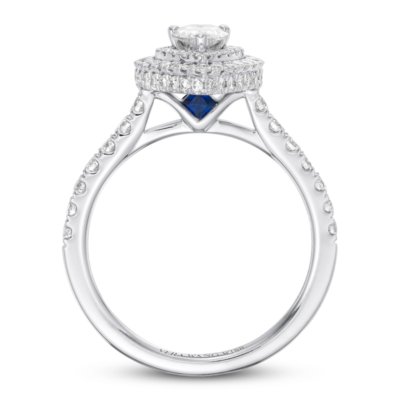 Main Image 3 of Previously Owned Vera Wang WISH Diamond Ring 1-1/5 ct tw 14K White Gold