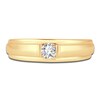 Thumbnail Image 3 of Previously Owned Men's Diamond Wedding Band 1/4 ct tw Round 14K Yellow Gold (I/I1)