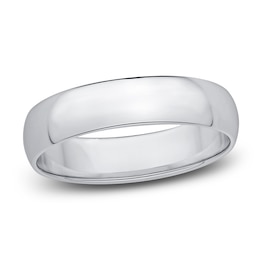 Previously Owned Men's High-Polish Wedding Band Platinum 5.0mm