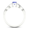 Thumbnail Image 3 of Previously Owned Tanzanite Ring 1/10 ct tw Diamonds 10K White Gold