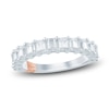 Thumbnail Image 1 of Previously Owned Pnina Tornai Diamond Wedding Band 2 ct tw Emerald 14K White Gold