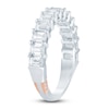 Thumbnail Image 2 of Previously Owned Pnina Tornai Diamond Wedding Band 2 ct tw Emerald 14K White Gold