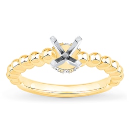 Previously Owned Diamond Engagement Ring Setting 1/10 ct tw Round 14K Yellow Gold