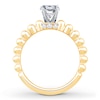 Thumbnail Image 2 of Previously Owned Diamond Engagement Ring Setting 1/10 ct tw Round 14K Yellow Gold