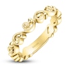 Thumbnail Image 2 of Previously Owned Kirk Kara Lace Milgrain Wedding Band 18K Yellow Gold