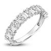 Thumbnail Image 2 of Previously Owned Diamond Anniversary Band 1 ct tw Baguette/Round 14K White Gold