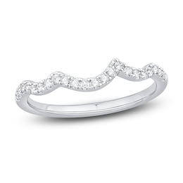 Previously Owned Brilliant Moments Diamond Wedding Band 1/5 ct tw Round 14K White Gold