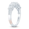 Thumbnail Image 2 of Previously Owned Pnina Tornai Diamond Wedding Band 1-1/3 ct tw Radiant/Round 14K White Gold