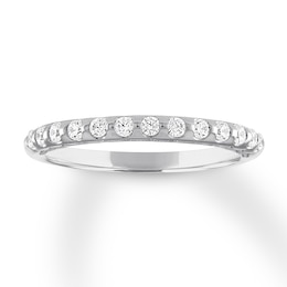 Previously Owned Diamond Anniversary Band 1/4 ct tw Round 10K White Gold