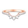 Thumbnail Image 2 of Previously Owned ArtCarved Rose-Cut Diamond Anniversary Band 1/3 ct tw 14K Rose Gold