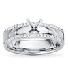 Thumbnail Image 1 of Previously Owned Diamond Engagement Ring Setting 1/5 ct tw Round Platinum