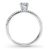 Thumbnail Image 2 of Previously Owned Diamond Engagement Ring Setting 1/5 ct tw Round Platinum