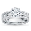 Thumbnail Image 3 of Previously Owned Diamond Engagement Ring Setting 1/5 ct tw Round Platinum