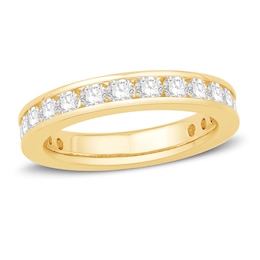 Previously Owned Diamond Eternity Band 1-1/2 ct tw Round 14K Yellow Gold
