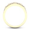 Thumbnail Image 4 of Previously Owned Diamond Wedding Band 1/8 ct tw Round 14K Yellow Gold