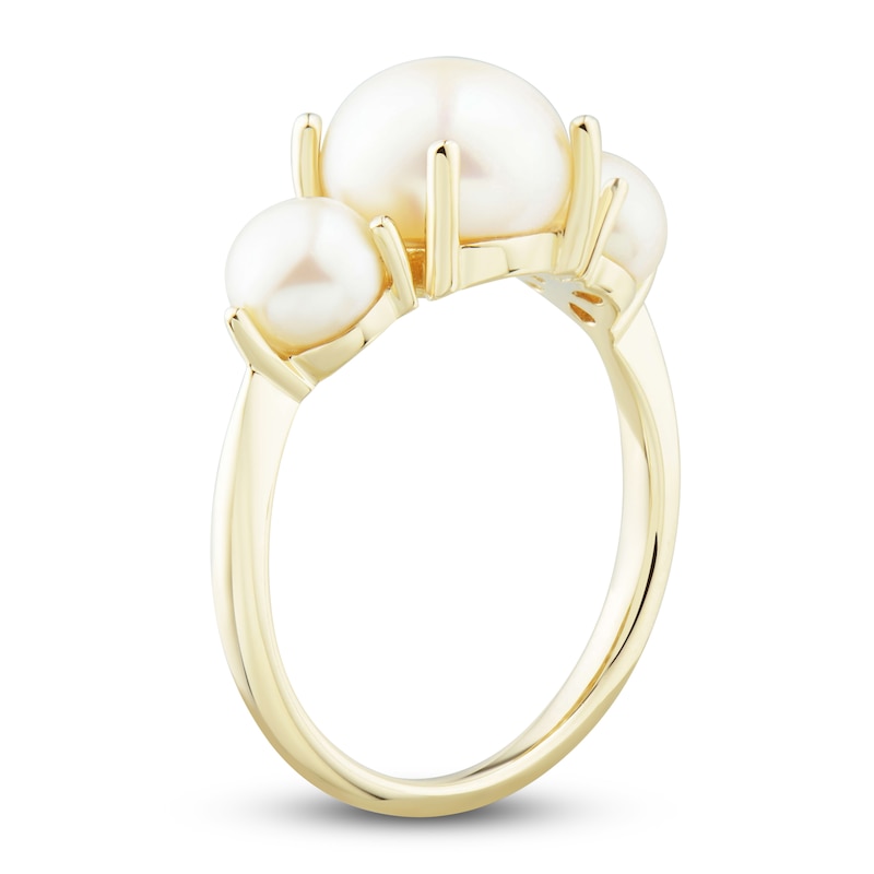 Main Image 2 of Previously Owned Freshwater Cultured Pearl Ring 14K Yellow Gold 8-8.5mm