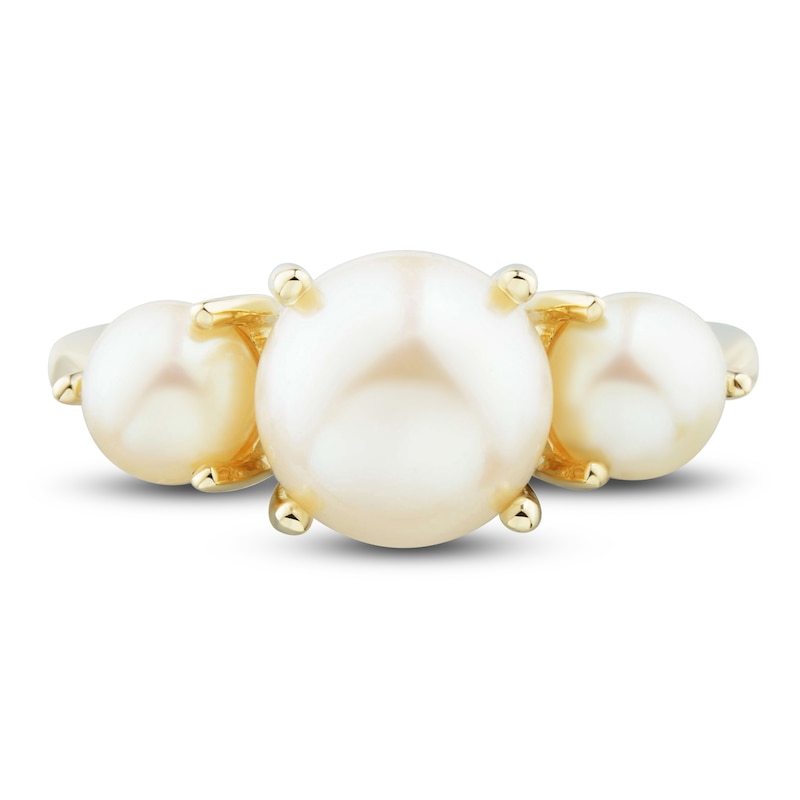 Main Image 3 of Previously Owned Freshwater Cultured Pearl Ring 14K Yellow Gold 8-8.5mm