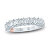 Thumbnail Image 1 of Previously Owned Pnina Tornai Lab-Grown Diamond Anniversary Band 2 ct tw Emerald 14K White Gold