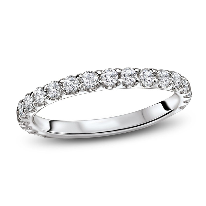 Main Image 1 of Previously Owned Diamond Anniversary Band 5/8 ct tw Round 14K White Gold