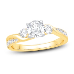 Previously Owned Diamond Engagement Ring 1 ct tw Round 14K Yellow Gold