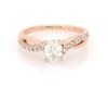 Thumbnail Image 1 of Previously Owned Oval-Cut Diamond Engagement Ring 7/8 ct tw 14K Rose Gold Size 7