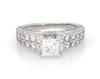 Thumbnail Image 1 of Previously Owned Princess-Cut Diamond Engagement Ring 2-1/5 ct tw 14K White Gold Size 5