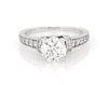 Thumbnail Image 1 of Previously Owned Round-Cut Diamond Engagement Ring 1-1/2 ct tw 14K White Gold Size 5