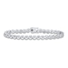 Thumbnail Image 1 of Previously Owned Diamond Tennis Bracelet 1/2 ct tw Round-cut 10K White Gold