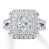 Thumbnail Image 3 of Previously Owned Diamond Ring Setting 1-1/2 ct tw Round-cut 14K White Gold
