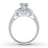 Thumbnail Image 2 of Previously Owned Diamond Ring Setting 3/4 carat tw Round 14K White Gold