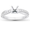 Thumbnail Image 1 of Previously Owned Diamond Engagement Ring Setting 1/3 ct tw Round Platinum
