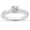 Thumbnail Image 3 of Previously Owned Diamond Engagement Ring Setting 1/3 ct tw Round Platinum
