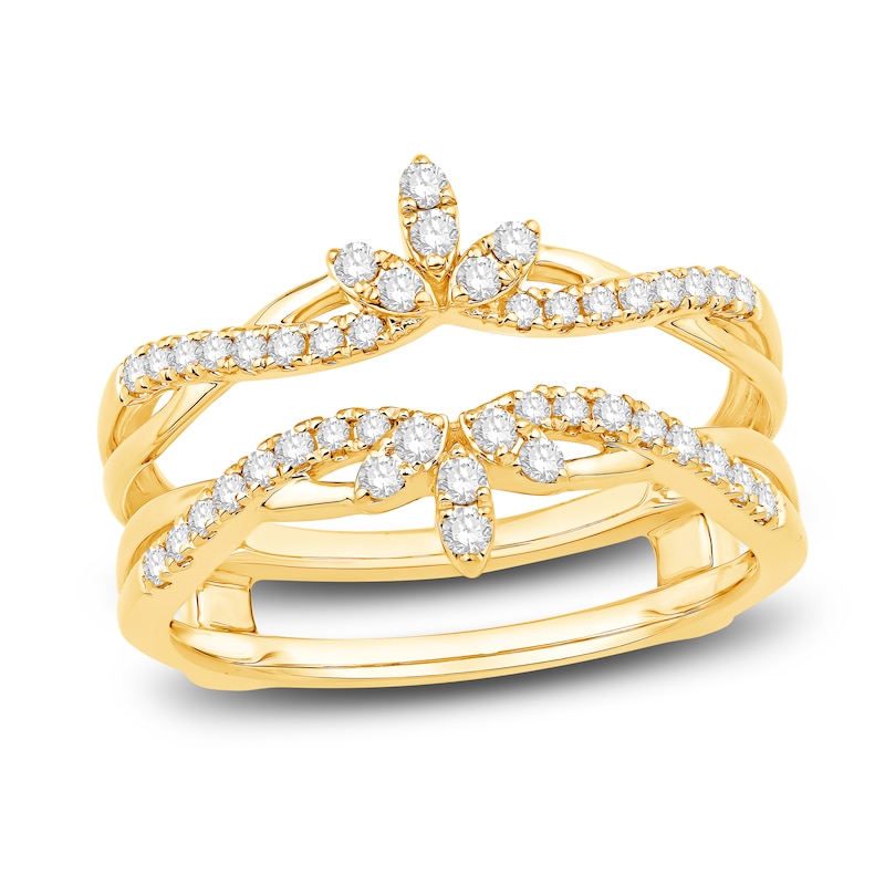 Main Image 1 of Previously Owned Diamond Enhancer Ring 1/3 ct tw Round 14K Yellow Gold