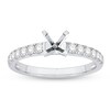Thumbnail Image 1 of Previously Owned Diamond Engagement Ring Setting 3/8 ct tw Round Platinum