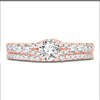 Thumbnail Image 3 of Previously Owned Diamond Bridal Set 1-1/4 ct tw Round 14K Rose Gold