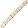 Thumbnail Image 2 of Previously Owned Lab-Created Diamond Tennis Bracelet 8 ct tw Round 14K Yellow Gold