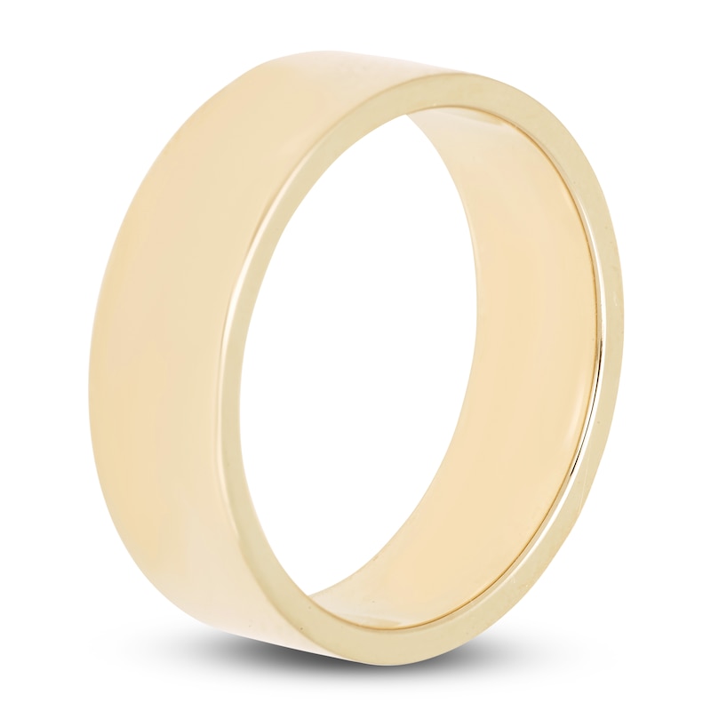 Main Image 2 of Previously Owned Men's High-Polish Engravable Ring 14K Yellow Gold