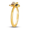 Thumbnail Image 4 of Previously Owned Le Vian Diamond Bee Ring 1/5 ct tw Round 14K Honey Gold