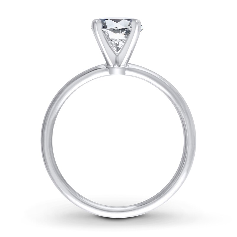 Main Image 2 of Previously Owned Engagement Ring Setting 14K White Gold