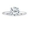 Thumbnail Image 3 of Previously Owned Engagement Ring Setting 14K White Gold