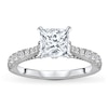 Thumbnail Image 3 of Previously Owned Diamond Engagement Ring Setting 1/3 ct tw Round 14K White Gold