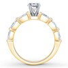 Thumbnail Image 2 of Previously Owned Certified Marquise-Cut Diamond Engagement Ring Setting 1/2 ct tw 14K Yellow Gold